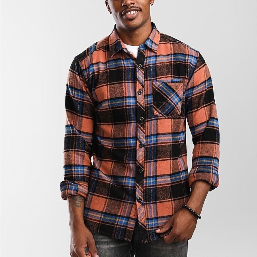 Departwest Plaid Flannel Shirt size L
